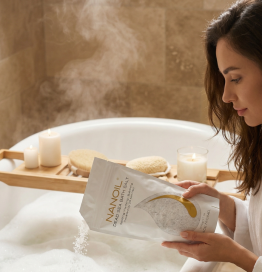 sea salt bath salts nanoil
