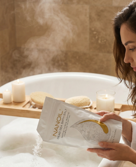 sea salt bath salts nanoil